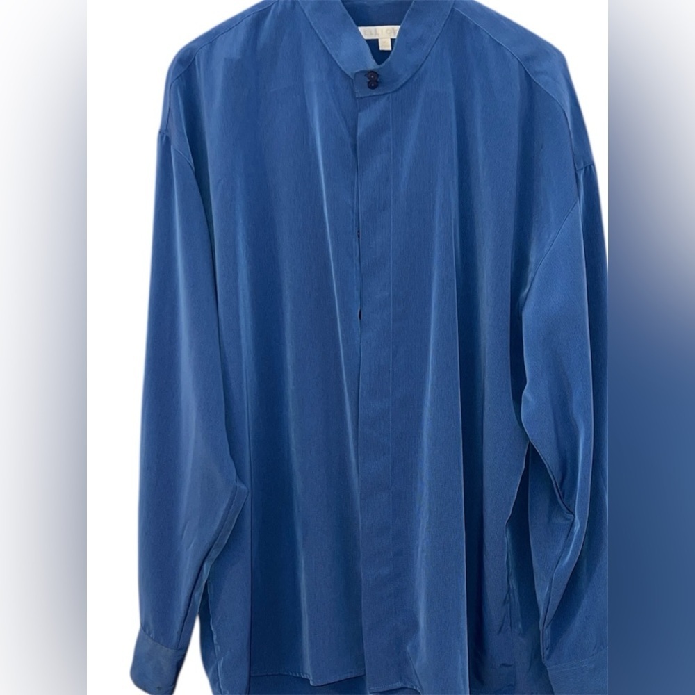 John Elliott Blue Casual Button Down Shirt